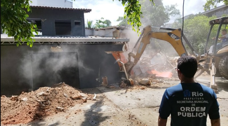 Operação da Seop remove três construções comerciais irregulares no Recreio dos Bandeirantes – Prefeitura da Cidade do Rio de Janeiro