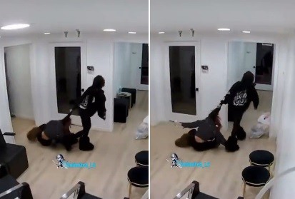 Cabeleireira arrasta adolescente pelo chão de salão após problema com o pagamento por serviço