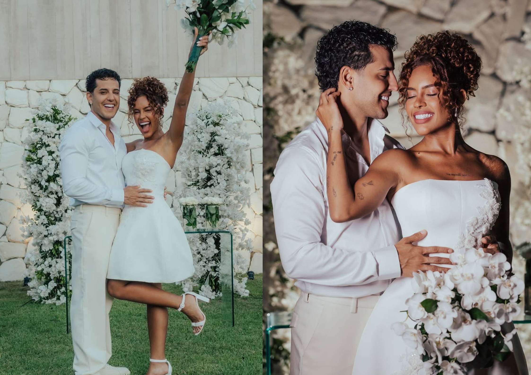 Sthe Matos e Kevi Jonny se casam no civil: 'O sonho se tornou realidade'; fotos