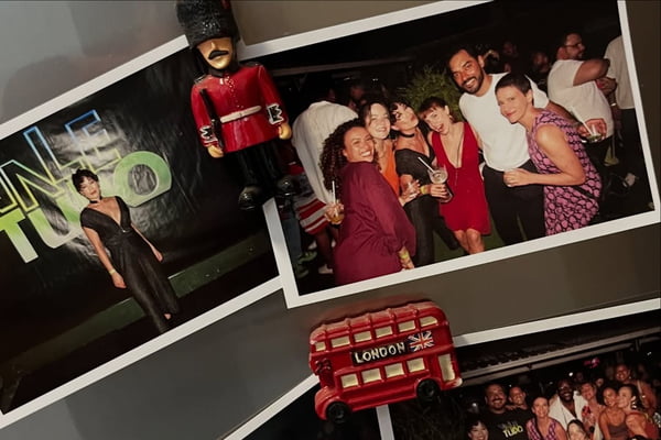 Elenco de Vale Tudo se reúne em festa sem Cauã Reymond