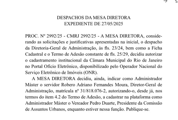 Comissão da Câmara faz convênio para aumentar fiscalização de imóveis do Rio
