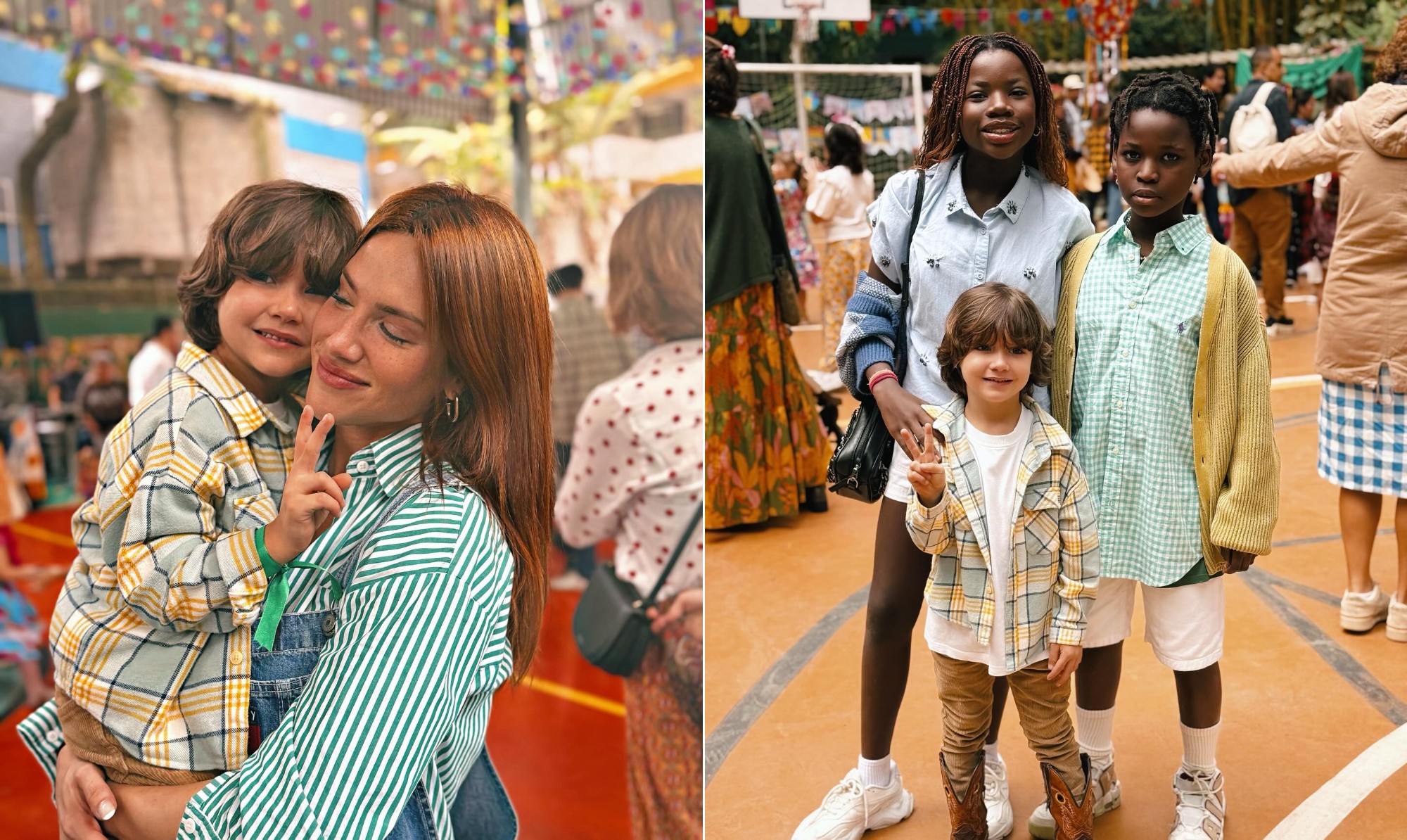 Giovanna Ewbank compartilha detalhes de maratona julina dos filhos: 'Quem mais curtiu esse ano foi Zyan'